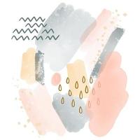 Abstract background with a modern hand painted watercolour design