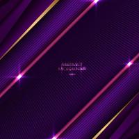 Abstract background striped purple and pink triangle with diagonal line and lighting effect texture vector