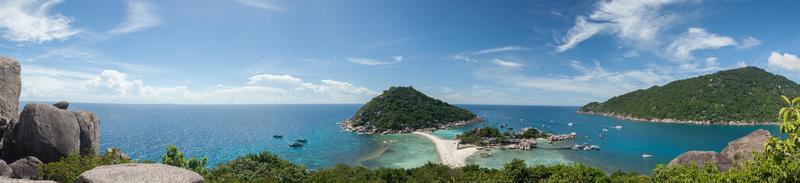 panorama de una playa foto