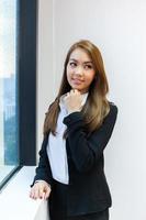 Woman in a business suit photo