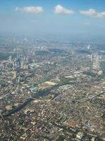 vista del paisaje urbano de bangkok foto