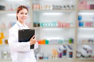 Female doctor with a clipboard photo