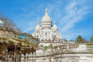 Basilica Sacre Coeur on Montmartre, Paris photo