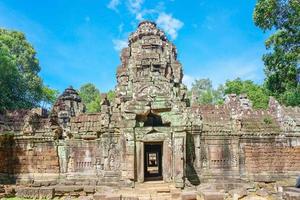 Banteay Kdei entrada en el complejo de templos de Angkor Wat, Siem Reap, Camboya foto