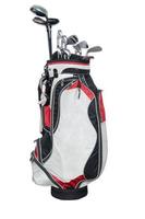 Golf club bag isolated on a white background