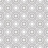 Abstract floral asian ornament. Seamless geometric pattern with swirl line ornament in oriental style. vector