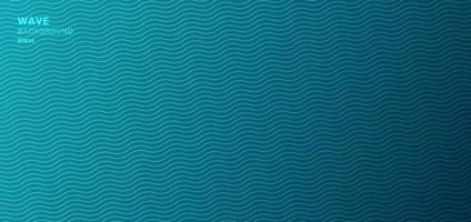 Abstract banner web template, blue wave lines pattern background and texture. vector