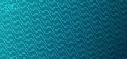 Abstract banner web template, blue wave lines pattern background and texture. vector