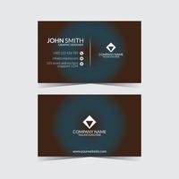 gradient business card design template vector