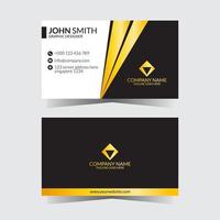 modern golden business card design vector