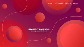 Modern abstract gradient wavy geometric background. Suitable For Wallpaper, Banner, Background, Card, Book Illustration, landing page, gift, cover, flyer, report, bussiness, social media vector