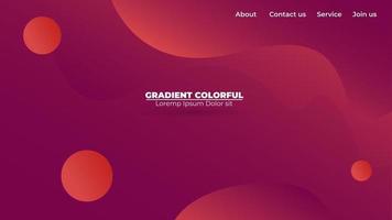 Modern abstract gradient wavy geometric background. Suitable For Wallpaper, Banner, Background, Card, Book Illustration, landing page, gift, cover, flyer, report, bussiness, social media vector