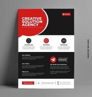 Modern Business Flyer Template. vector