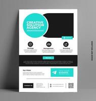 Business Flyer Layout Template in A4 Size. vector