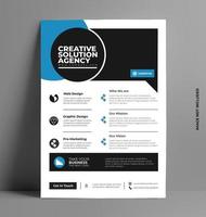 Business Brochure Flyer Design Vector. vector