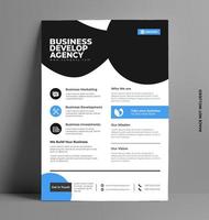 Modern Flyer Layout Template in A4 Size.