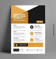 Business Flyer Layout Template in A4 Size. vector