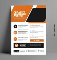 Corporate Flyer Layout Template in A4 Size.