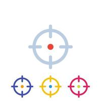 Target aim, crosshair vector icons.eps