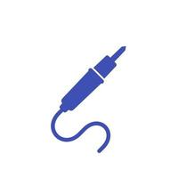 soldering iron icon isolated on white, vector.eps vector