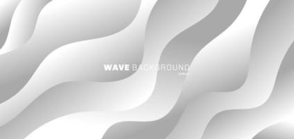 Fondo abstracto moderno color degradado blanco y gris. diseño de patrón de forma de onda.