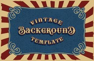 A vintage vector background, all elements are in separate groups.