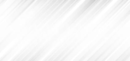 Abstract white and gray diagonal stripes. Light gradient pattern background and clean modern texture. vector