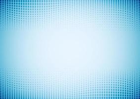 Abstract waves dots pattern halftone. Blue gradient background and texture. vector