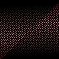 Abstract red metallic diagonal chevron line pattern on black background and texture vector
