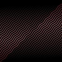 Abstract red metallic diagonal chevron line pattern on black background and texture vector