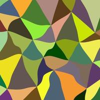 Abstract background of colorful triangular wavy patches vector