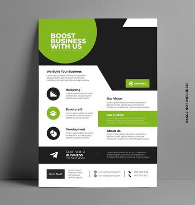 Business Company Print Flyer Template.