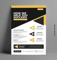 Modern Business Flyer Template. vector