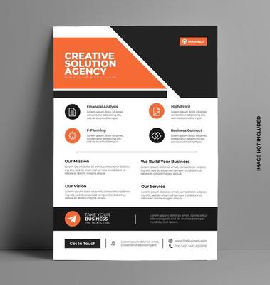 Corporate Brochure Flyer Template.