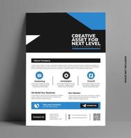 Corporate Brochure Flyer Template. vector