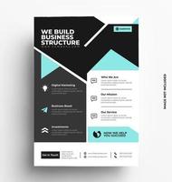 Corporate Flyer Template. vector