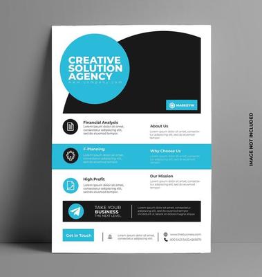 Corporate Cover Flyer Template.