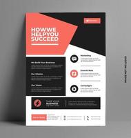 Corporate Business Flyer Template. vector