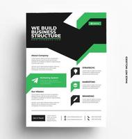 Modern Business Flyer Template. vector