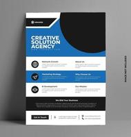 Corporate Business Flyer Template. vector