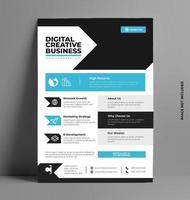 Brochure Flyer Template Vector. vector