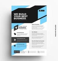 Corporate Flyer Template. vector