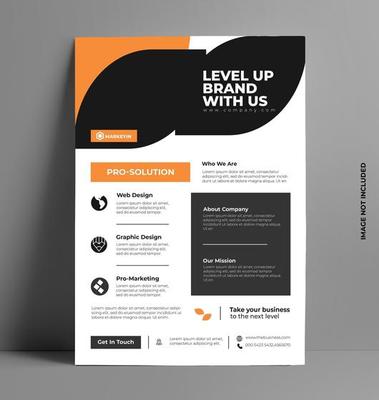 Sleek Company Flyer Brochure Design.