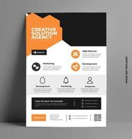 Business flyer template. vector