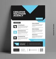 Corporate Flyer Template. vector