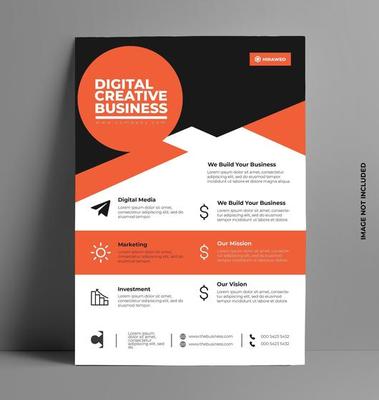 Corporate Printable Flyer Template.