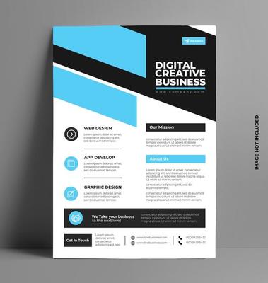 Corporate Business Services Flyer Template.