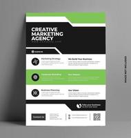 Elegant Business Flyer Template. vector