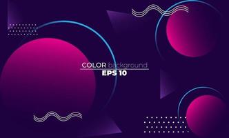 Colorful geometric background with gradient motion shapes composition. Applicable for gift card,  Poster on wall poster template,  landing page, ui, ux ,coverbook,  baner, social media posted, vector