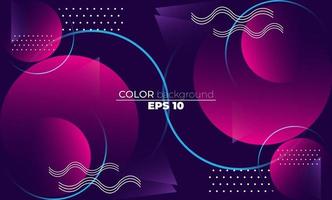 Colorful geometric background with gradient motion shapes composition. Applicable for gift card,  Poster on wall poster template,  landing page, ui, ux ,coverbook,  baner, social media posted, vector